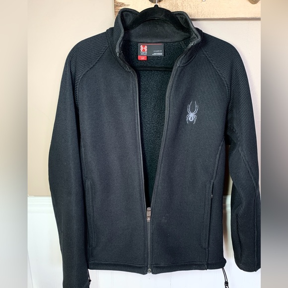 SPYDER Foremost Full Zip Heavy Weight Core Sweater Jacket Small Men’s - Picture 2 of 5